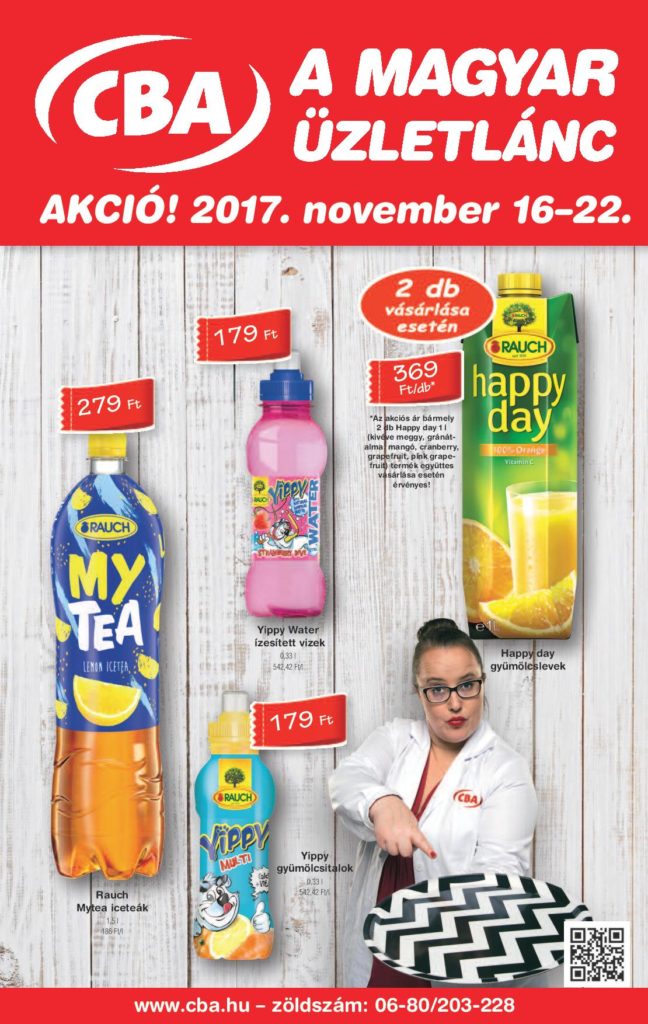 CBA akciós újság black friday előtt