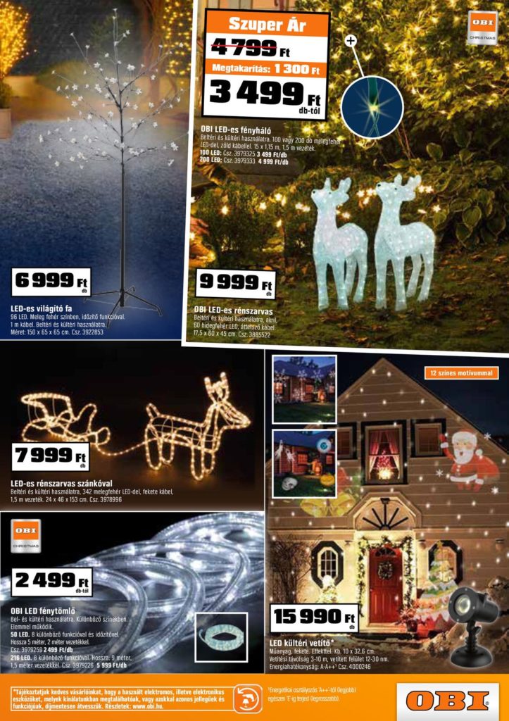 Obi akciós újság Black Friday előtt