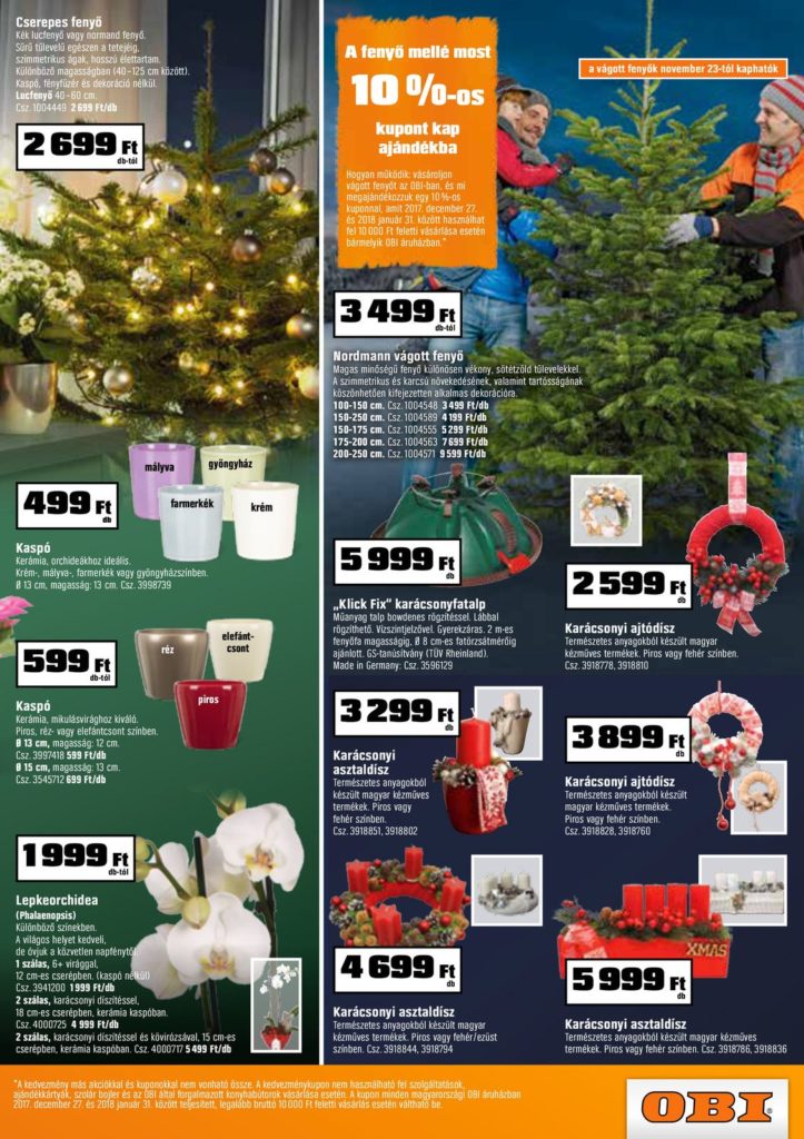 Obi akciós újság Black Friday előtt