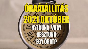óraátállítás 2021