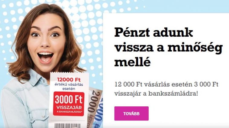 pénzt adunk vissza